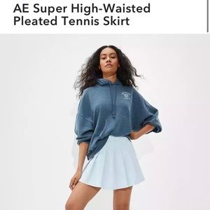 AE Super high waisted pleated tennis skirt
